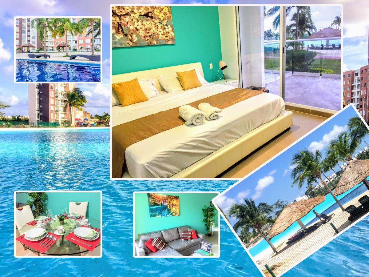Escape Al Caribe Con Una Vista Impresionante En Pilarita'S Dream Lagoons แคนคูน ภายนอก รูปภาพ